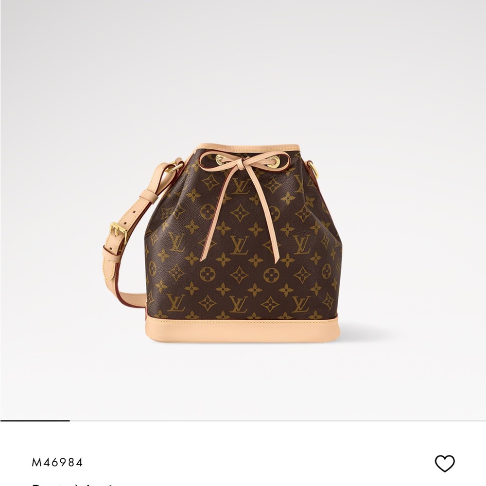 Louis Vuitton Monogram Petit Noe bucket bag